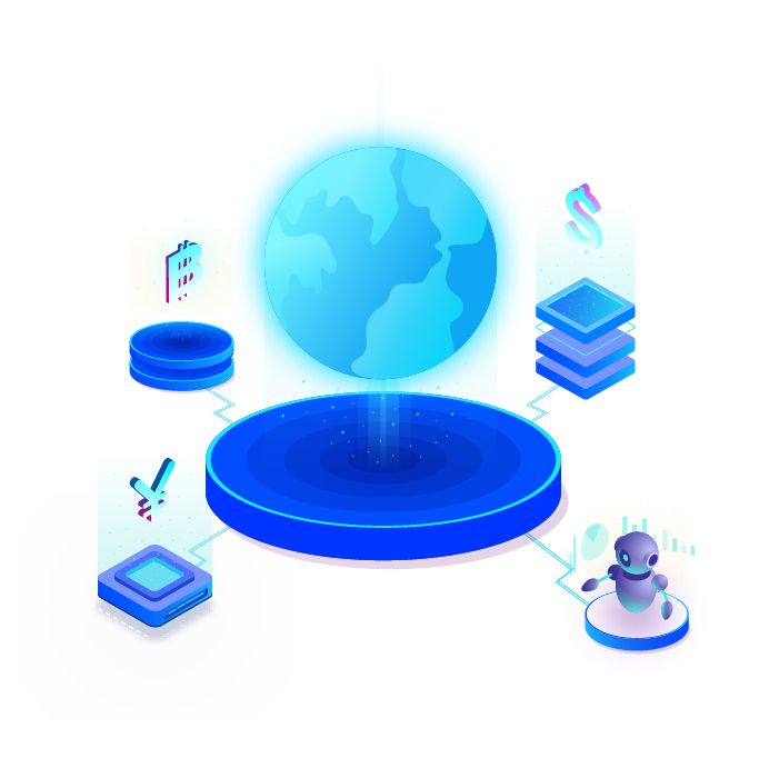 Trading news application illustration