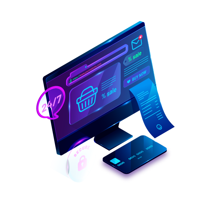 E-commerce platform illustration